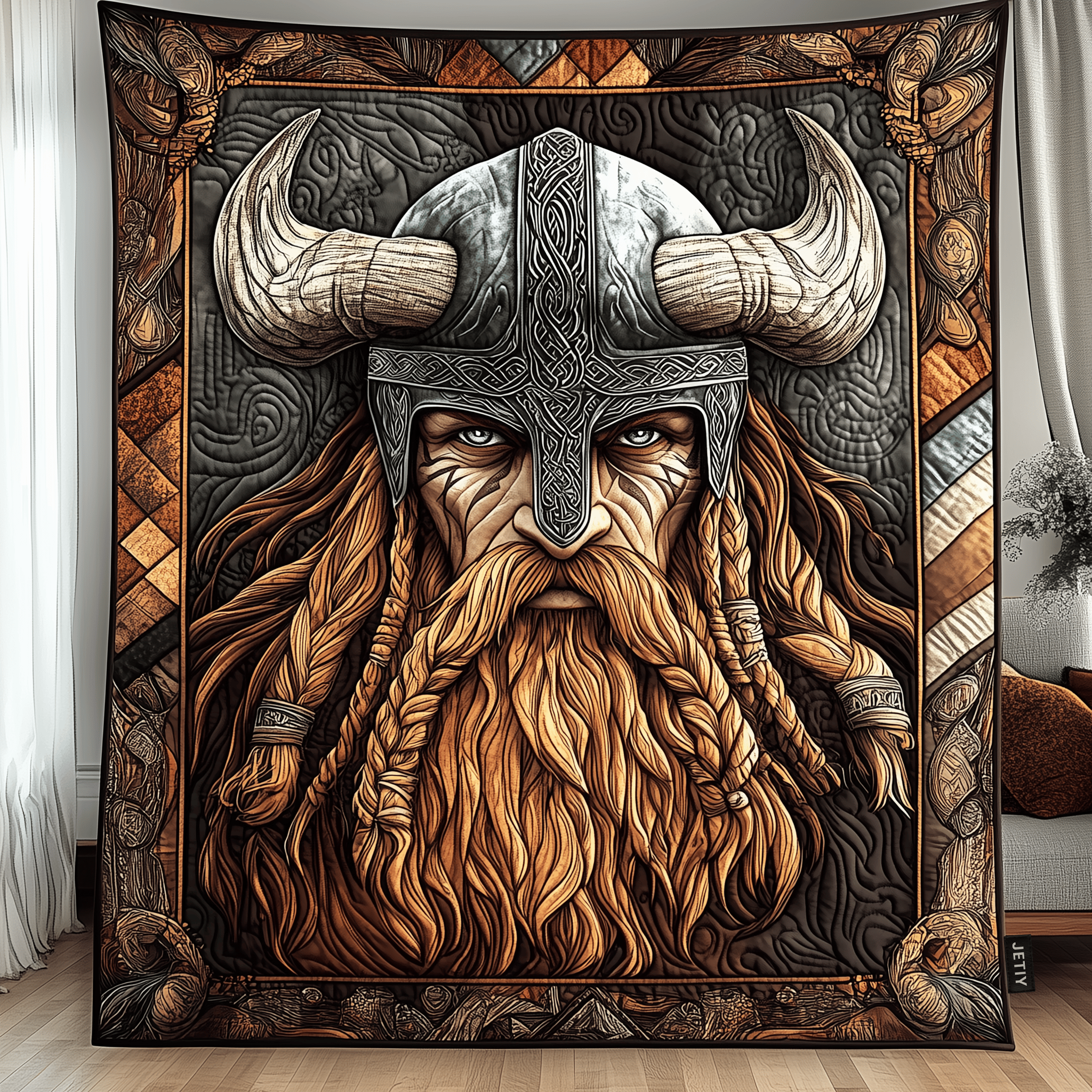 Viking Warrior Quilted Blanket Feel Inspired by a Blanket That's Anything But Ordinary Viking Warrior Quilted Blanket Feel Inspired by a Blanket That's Anything But Ordinary