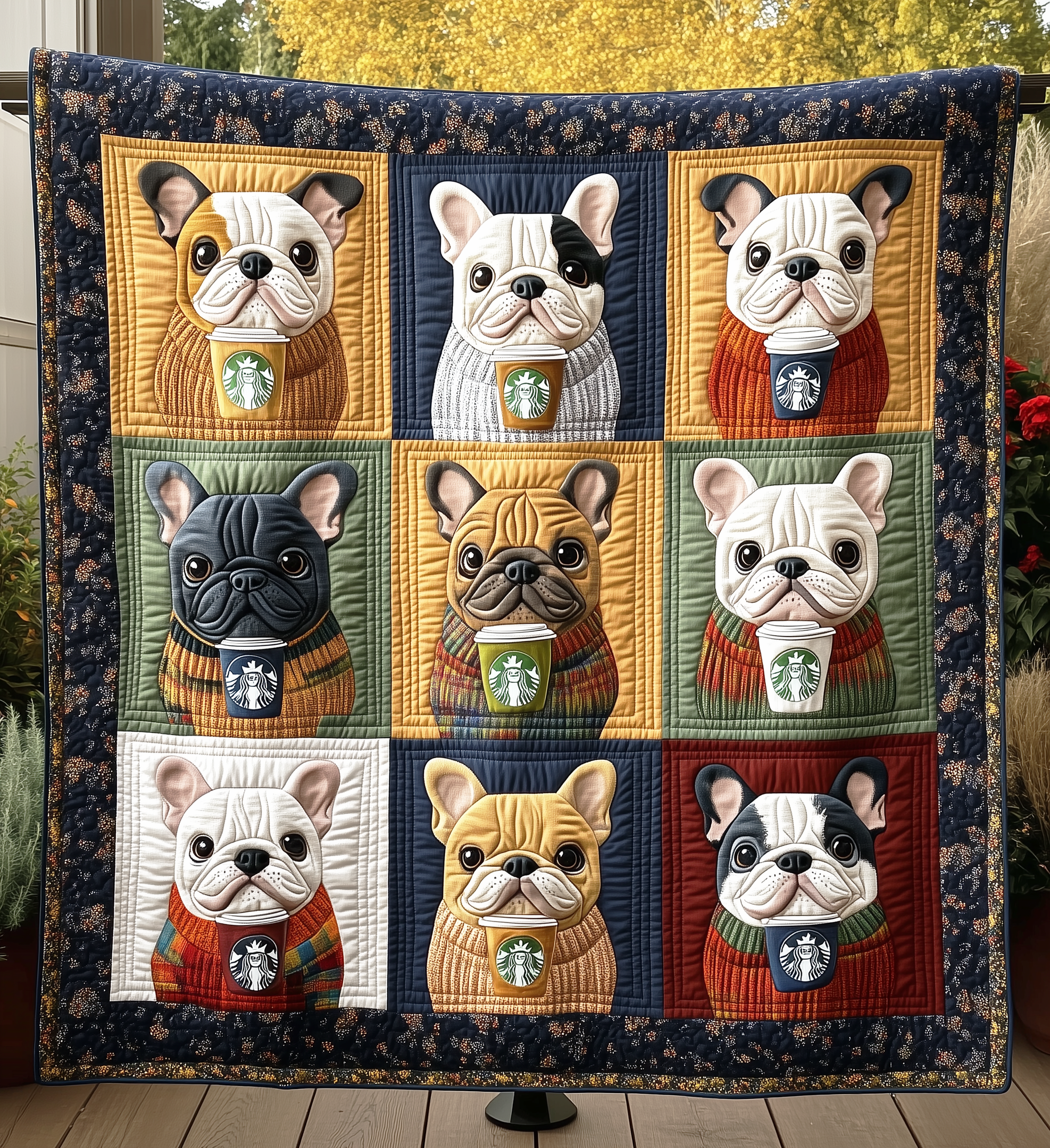 Vintage Bulldog Quilted Blanket Feel the Magic of Family Time with a Blanket That Fits All Vintage Bulldog Quilted Blanket Feel the Magic of Family Time with a Blanket That Fits All