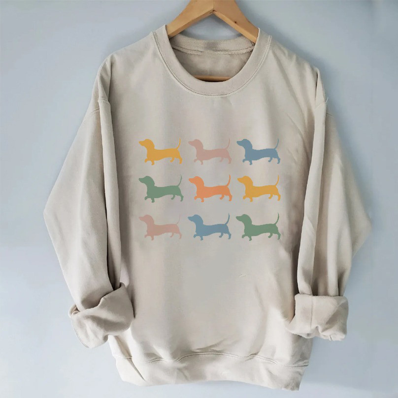 Vintage Dachshund Lovers Sweatshirt Cute Dachshund Clothing Fathers Day Presents Vintage Dachshund Lovers Sweatshirt Cute Dachshund Clothing Fathers Day Presents