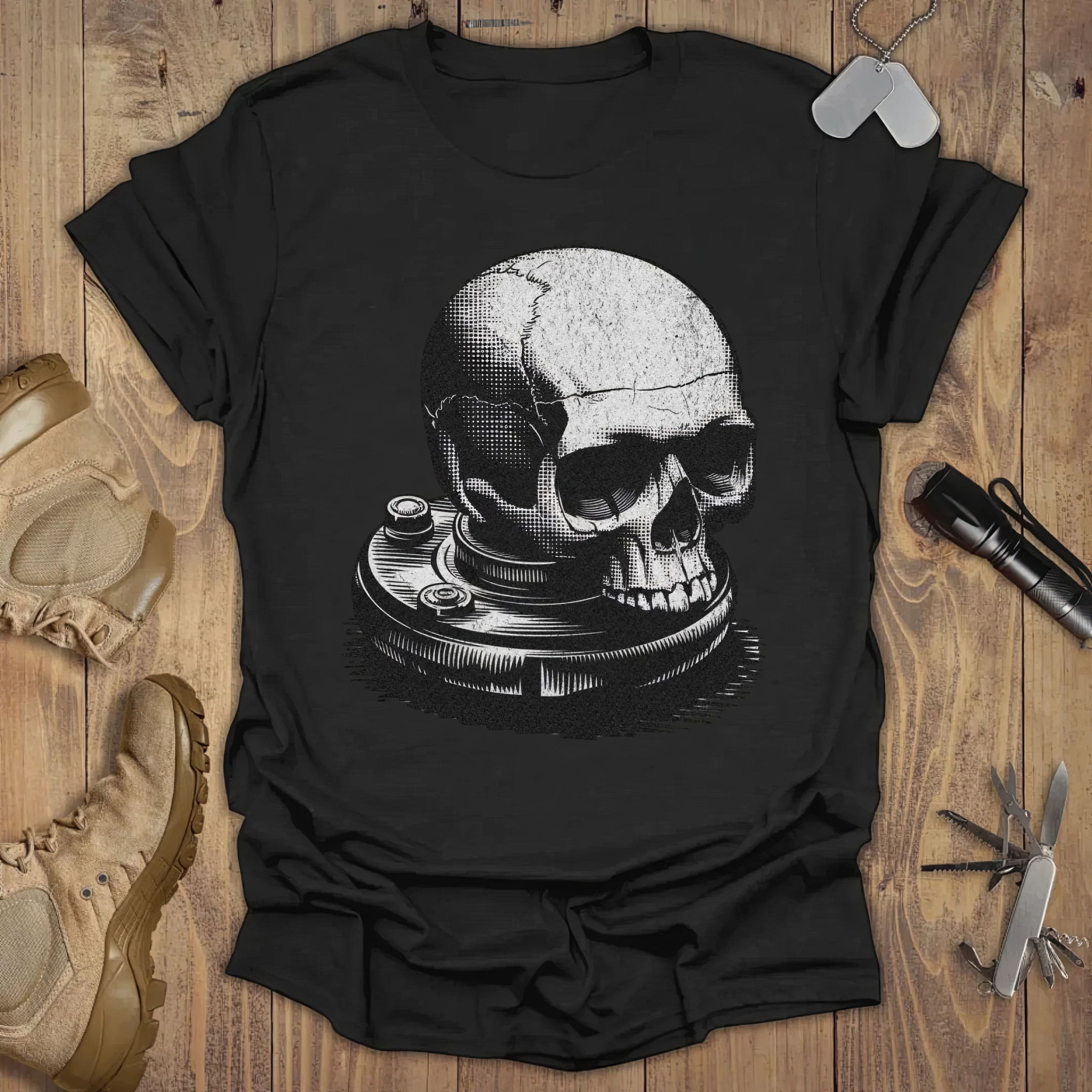 Vintage Skull T-Shirt Men's Patriotic Shirts Thoughtful Mother's Day Gifts Vintage Skull T-Shirt Men's Patriotic Shirts Thoughtful Mother's Day Gifts