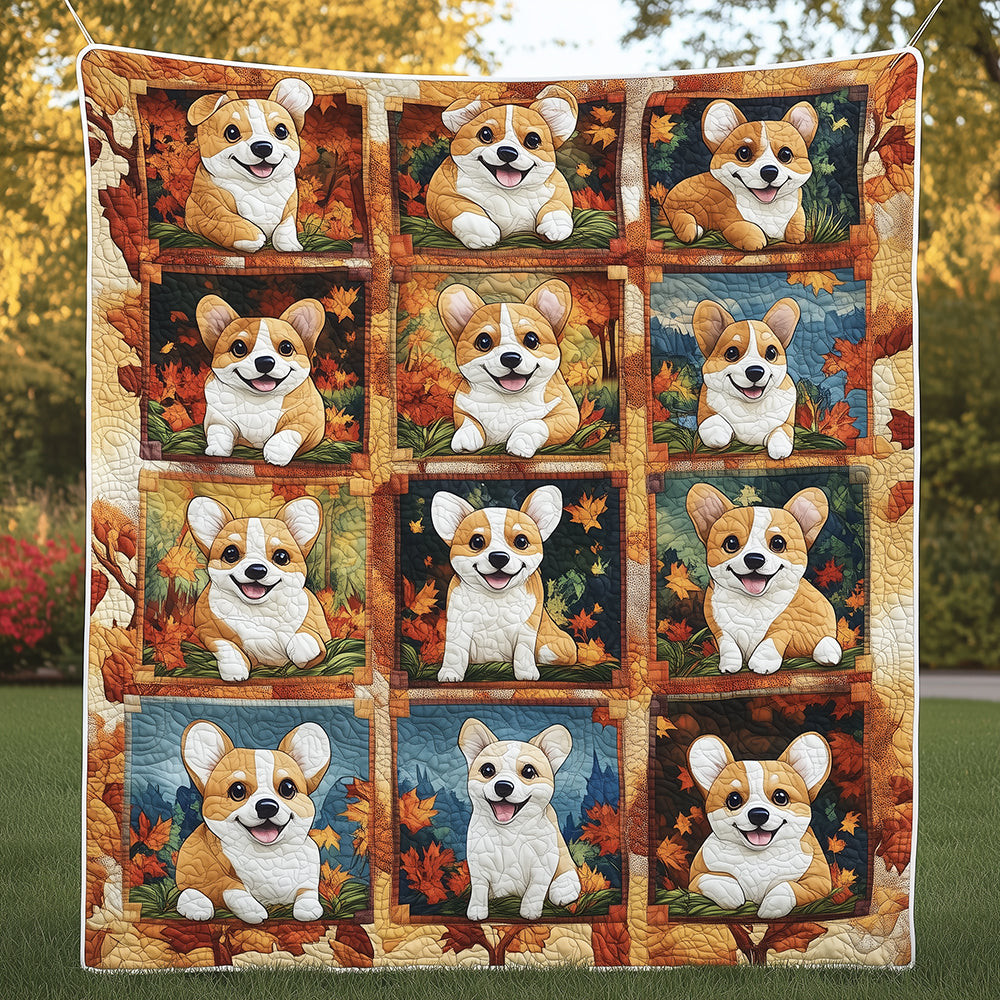 Warm Baby Corgi Quilted Blanket A Blanket for Every Season and Every Mood Warm Baby Corgi Quilted Blanket A Blanket for Every Season and Every Mood