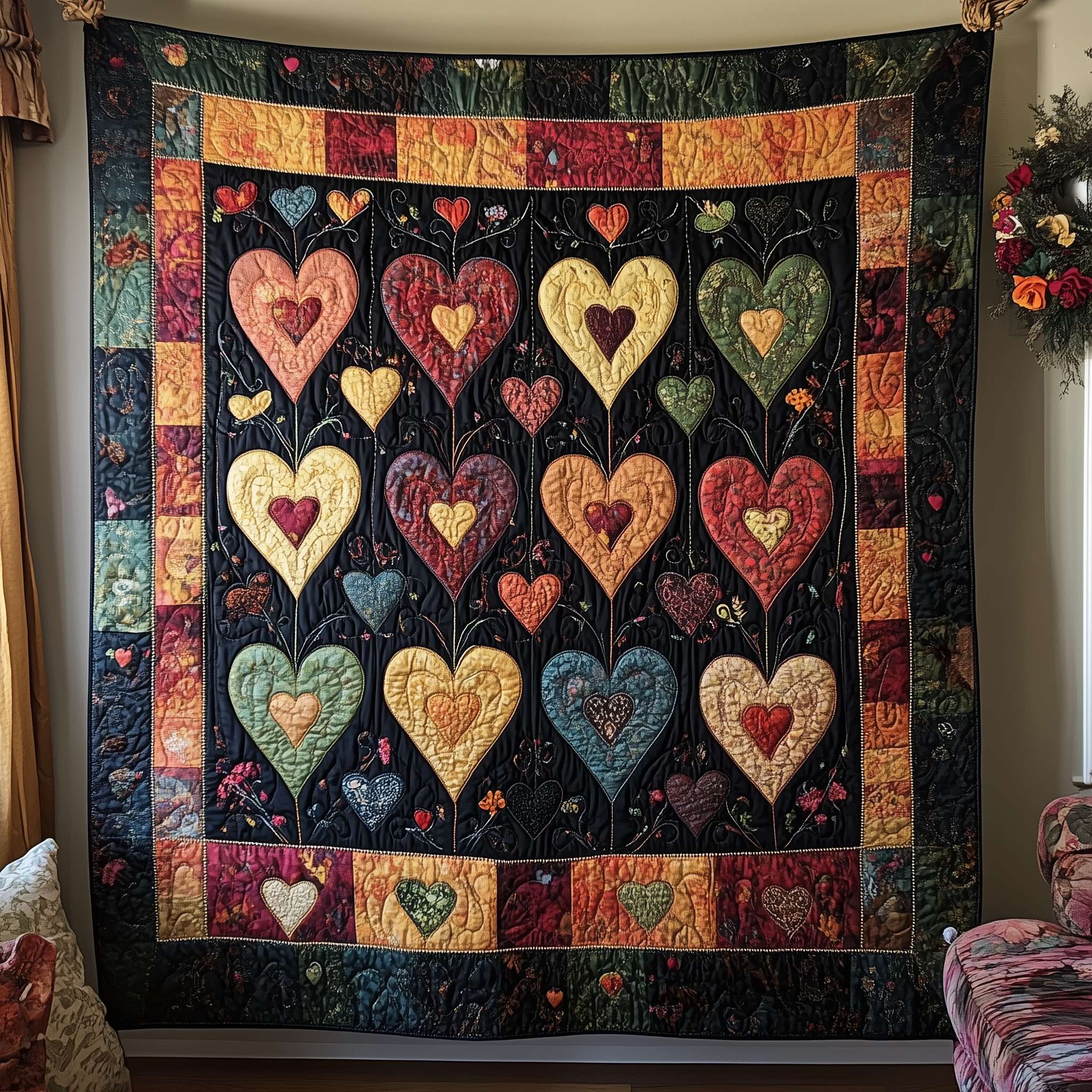 Warm Heart Quilted Blanket Best Throw Blanket Valentine Gift Ideas For Her Warm Heart Quilted Blanket Best Throw Blanket Valentine Gift Ideas For Her
