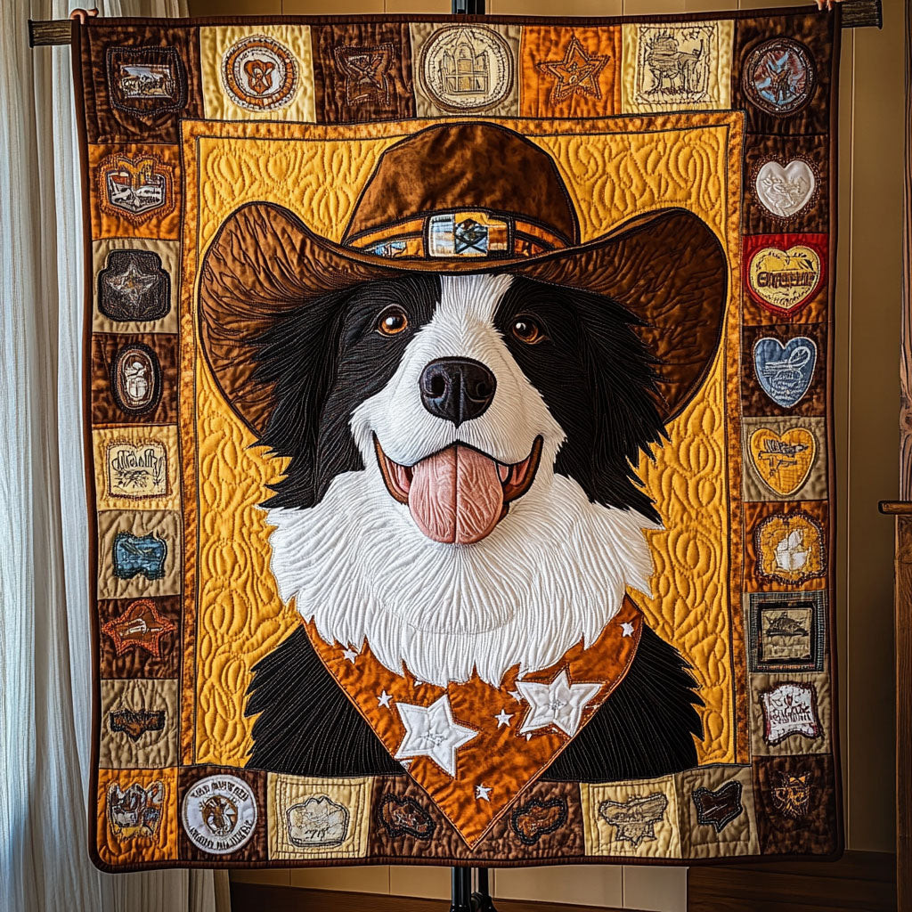 Western Tail Wag Quilted Blanket Cowboy Boyfriend Gifts Western Tail Wag Quilted Blanket Cowboy Boyfriend Gifts