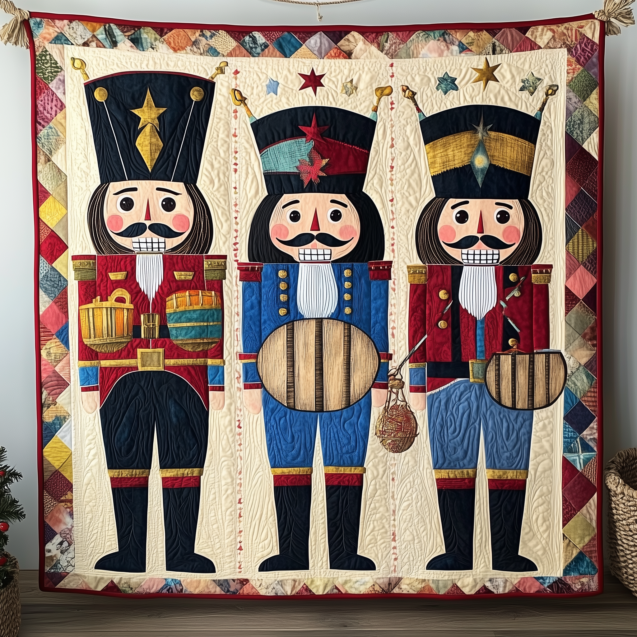 Whimsical Nutcracker Quilted Blanket Celebrate Your Individuality with a Blanket That Speaks to You Whimsical Nutcracker Quilted Blanket Celebrate Your Individuality with a Blanket That Speaks to You