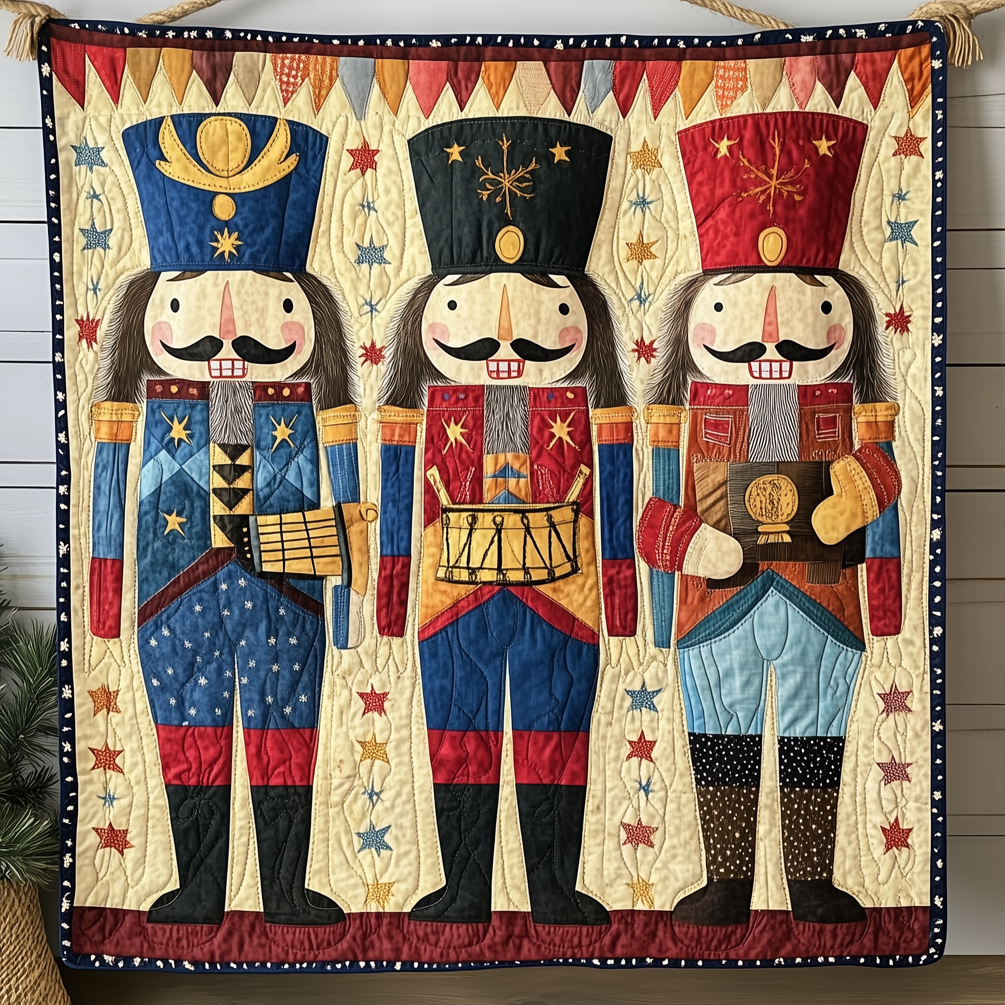 Whimsical Nutcracker Quilted Blanket Feel Prepared for Any Occasion with a Versatile Blanket Whimsical Nutcracker Quilted Blanket Feel Prepared for Any Occasion with a Versatile Blanket