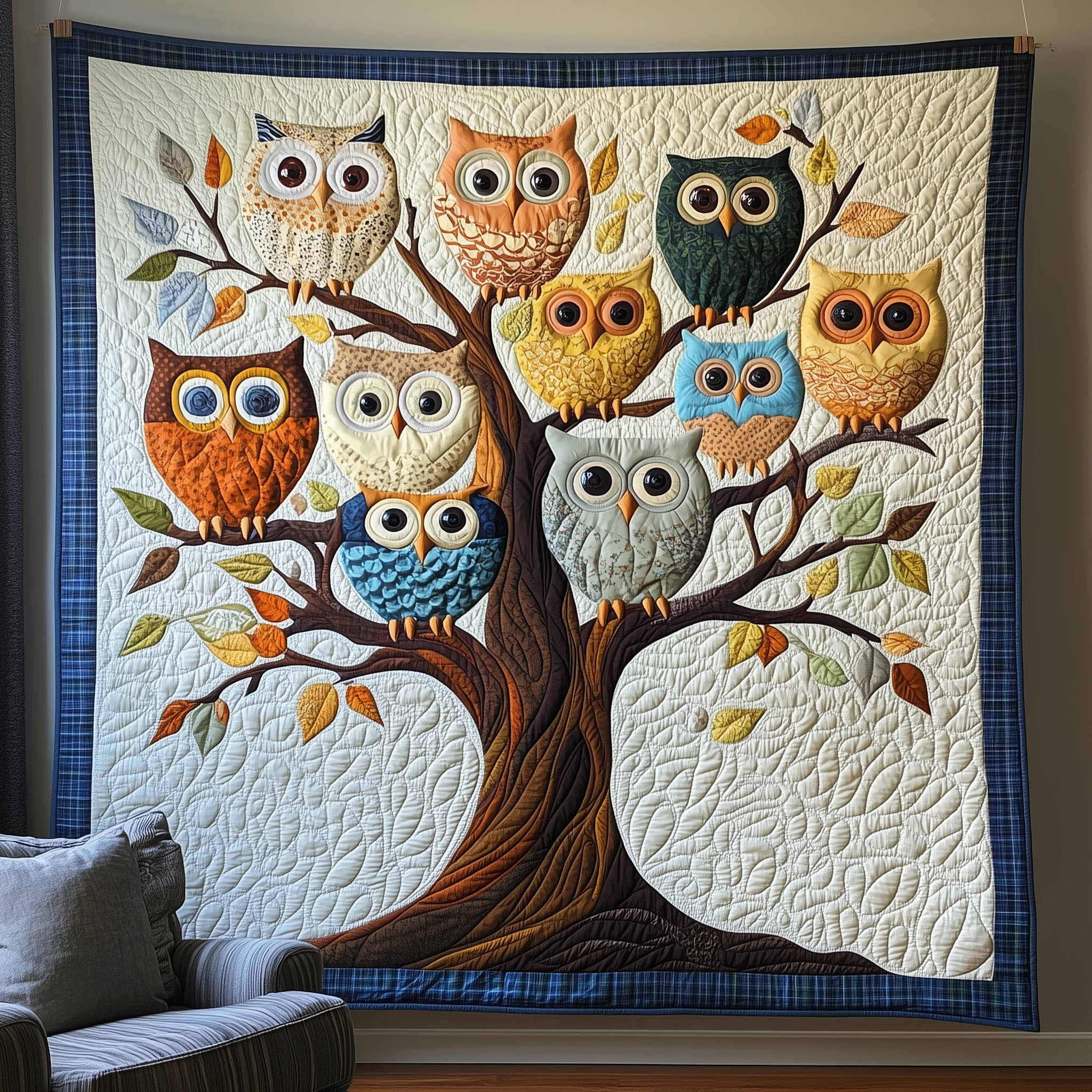 Whimsical Owls Quilted Blanket Throw Blankets For Couch Gifts With Owls On Them Whimsical Owls Quilted Blanket Throw Blankets For Couch Gifts With Owls On Them