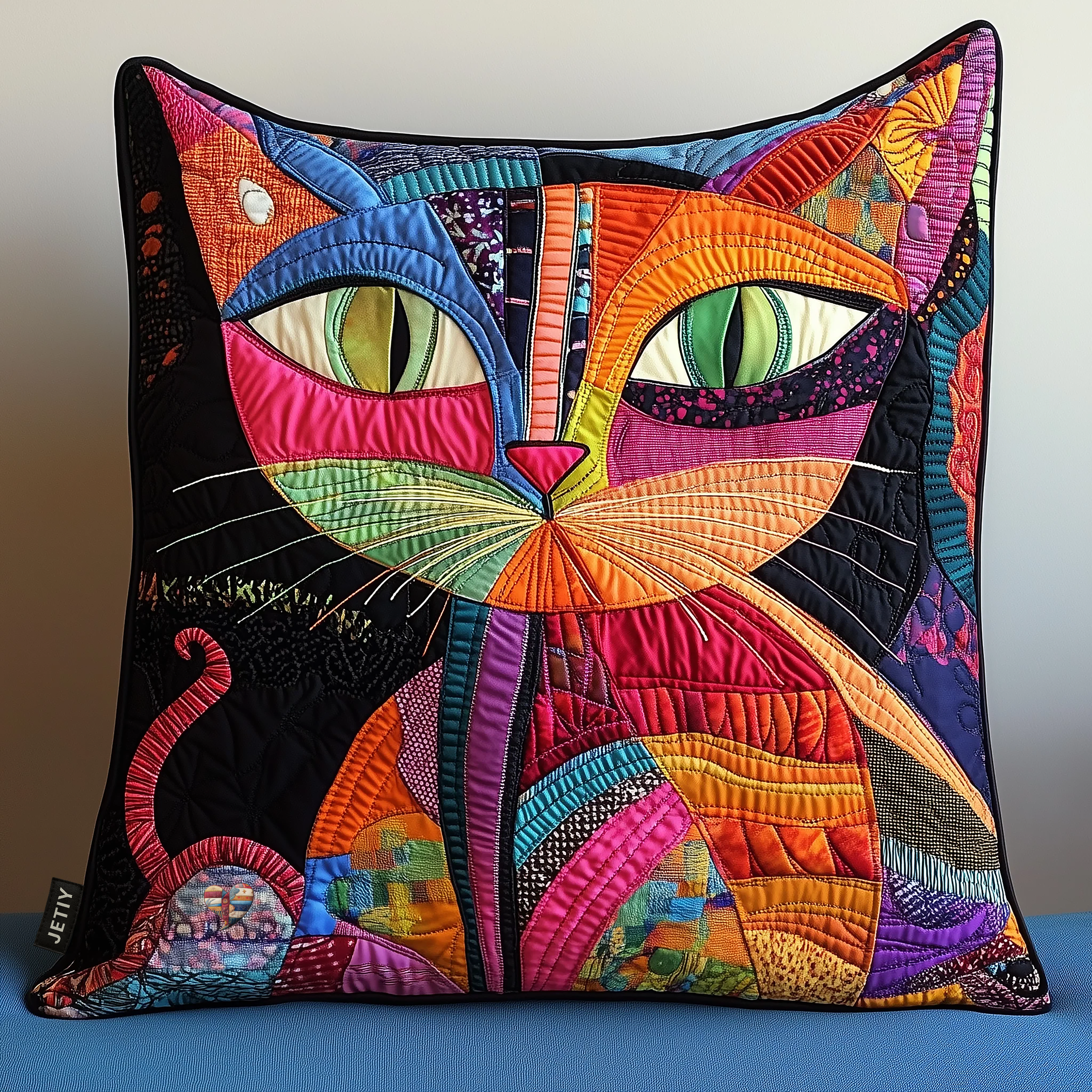 Whiskers In Motion Cat Quilted Pillow Case Transform Your Bed with Pillow Cases That Impress Whiskers In Motion Cat Quilted Pillow Case Transform Your Bed with Pillow Cases That Impress