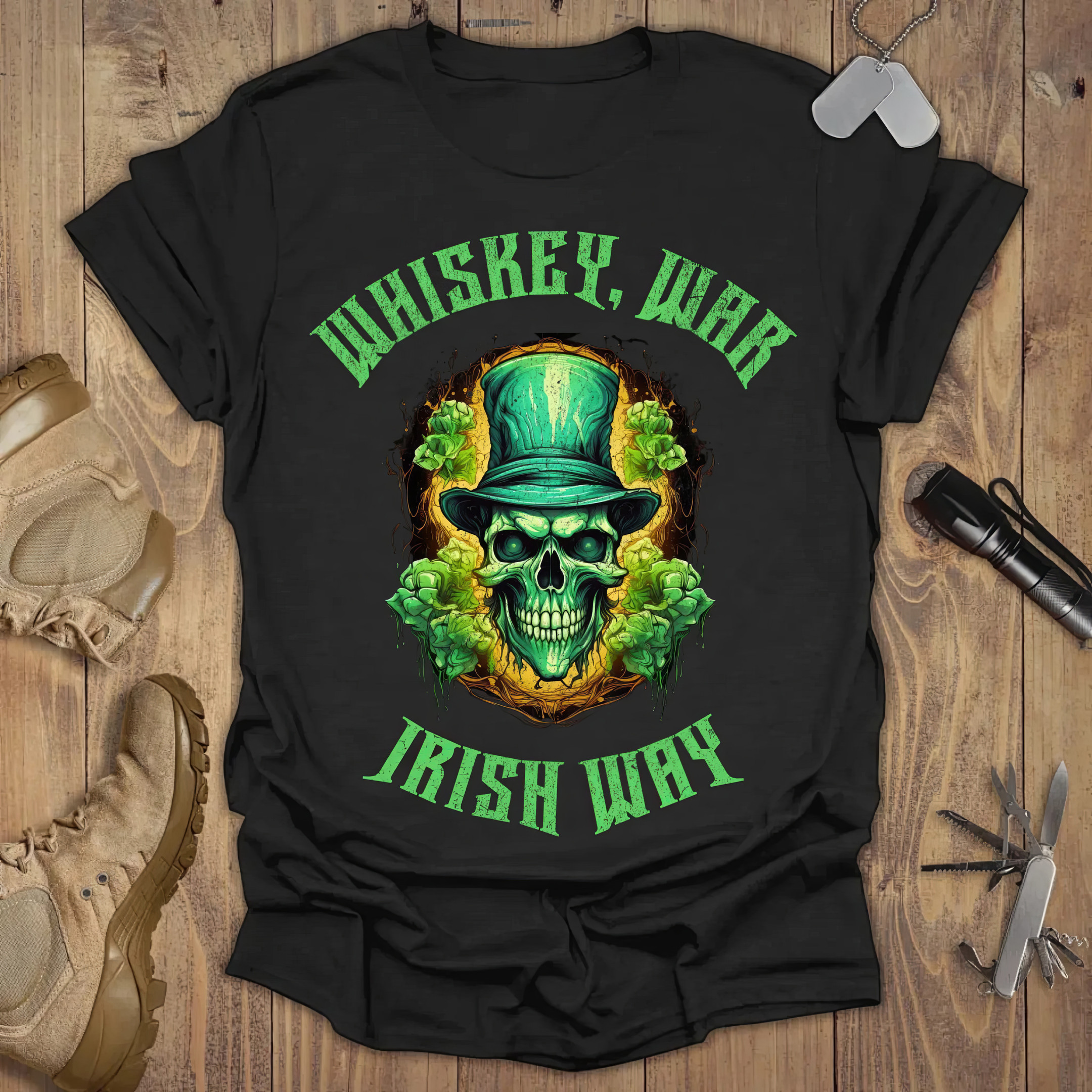 Whiskey War Irish Way T-shirt St Patrick's Day Gifts For Dad Whiskey War Irish Way T-shirt St Patrick's Day Gifts For Dad