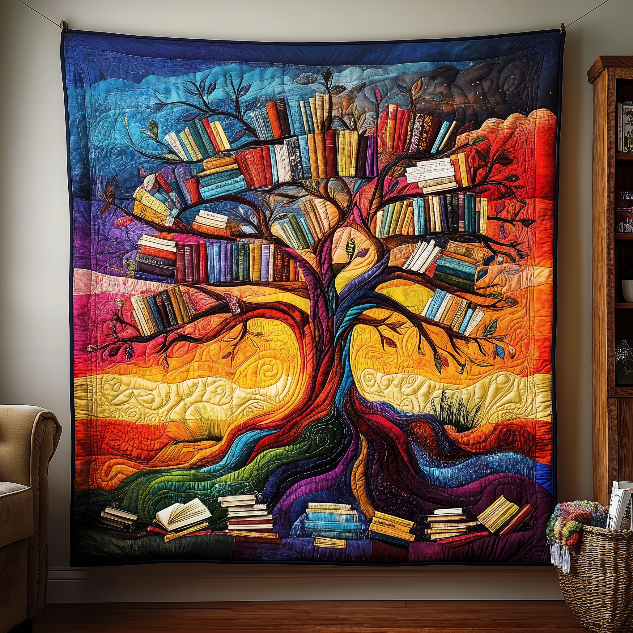 Whispers of the Forest Library Quilted Blanket Best Throw Blanket Best Gifts For Readers Whispers of the Forest Library Quilted Blanket Best Throw Blanket Best Gifts For Readers