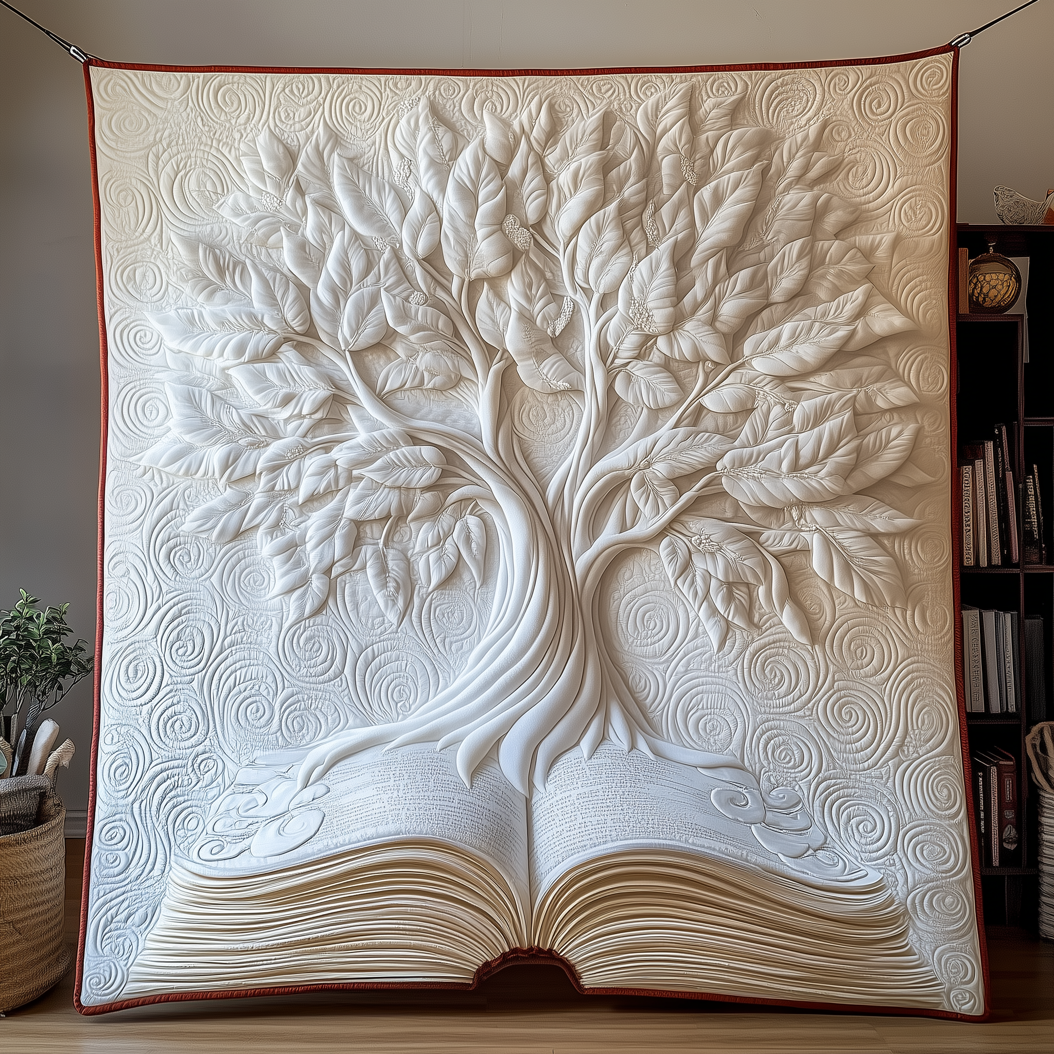 Whispers of the Forest Library Quilted Blanket Best Throw Blanket Gift For Book Lover Whispers of the Forest Library Quilted Blanket Best Throw Blanket Gift For Book Lover