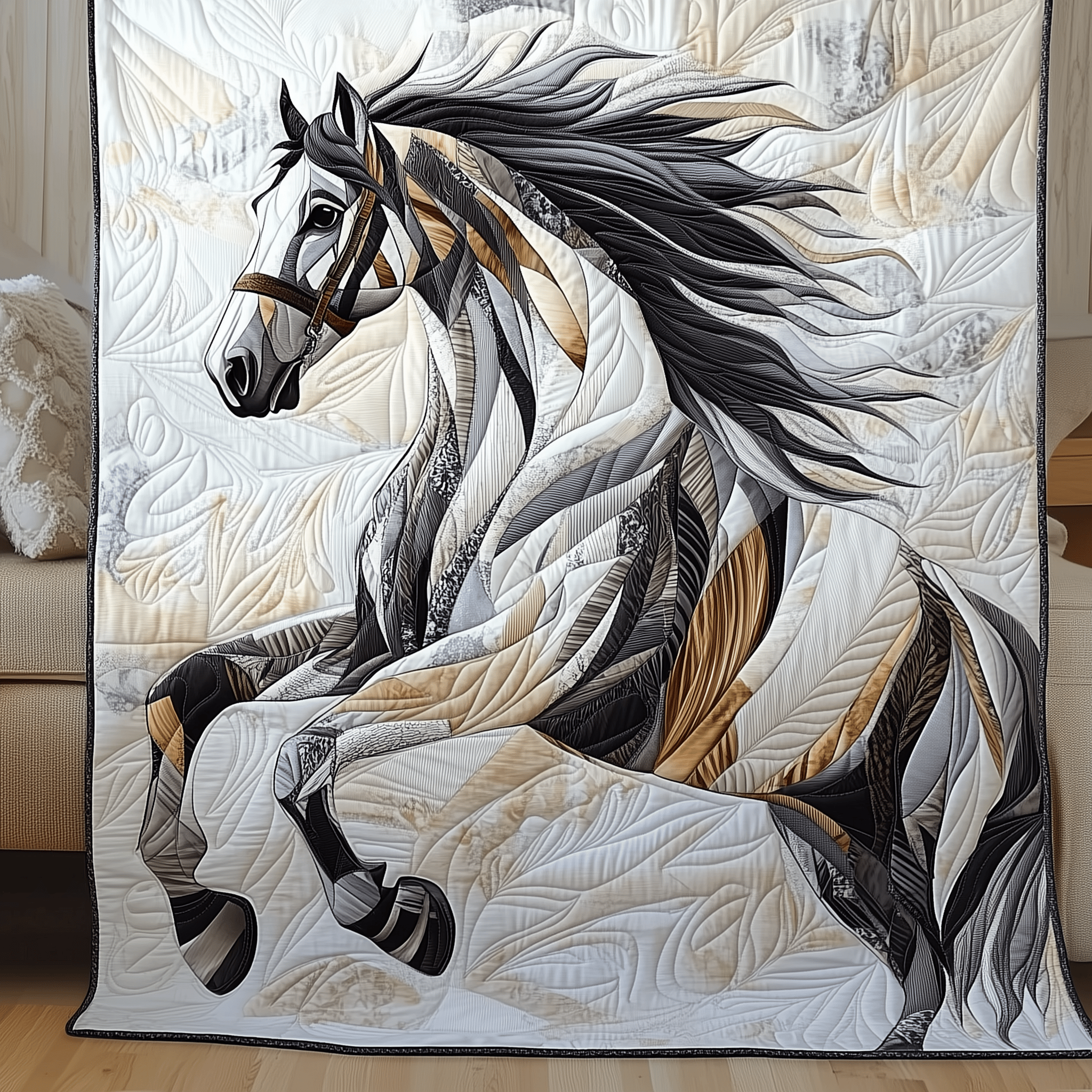 Wild Horse Quilted Blanket Feel the Power of Personalized Comfort with Our Blanket Wild Horse Quilted Blanket Feel the Power of Personalized Comfort with Our Blanket