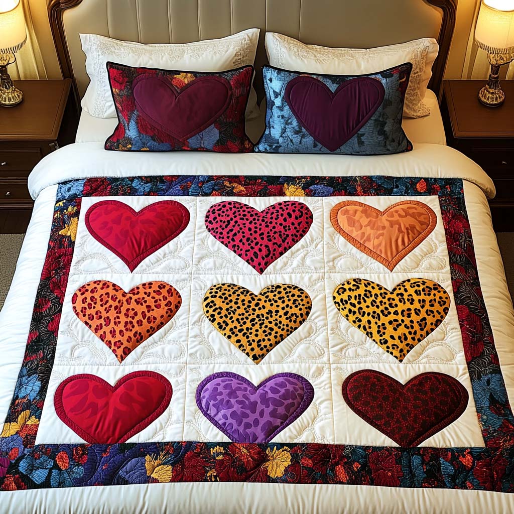 Wild Passion Quilted Bedding Set Family Gift Ideas For Christmas Wild Passion Quilted Bedding Set Family Gift Ideas For Christmas