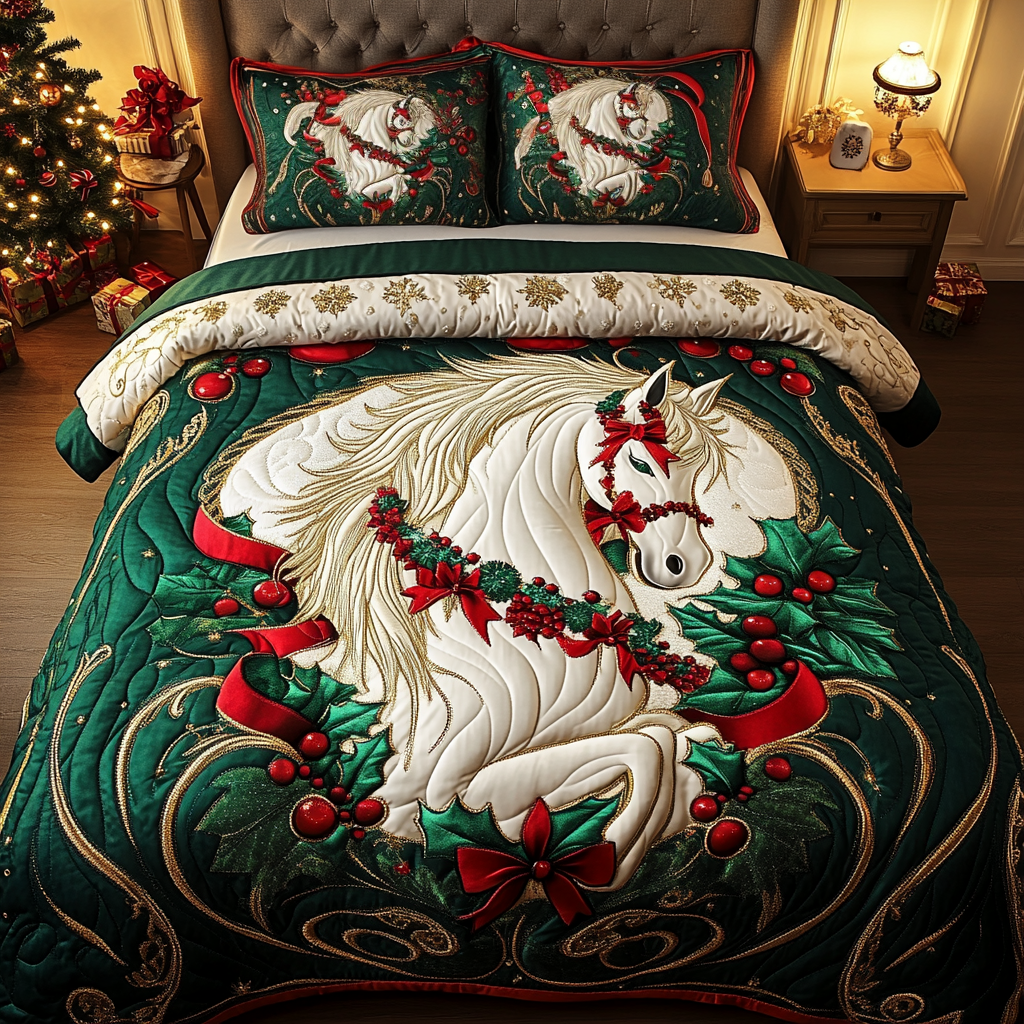 Wild Spirit Quilted Bedding Set Unique Horse Gifts For Ladies Wild Spirit Quilted Bedding Set Unique Horse Gifts For Ladies