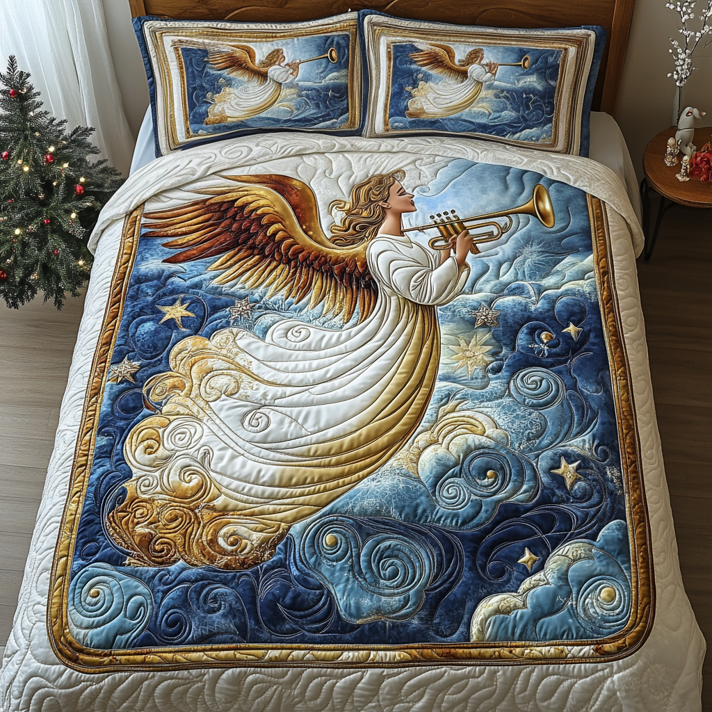 Wings of Harmony Quilted Bedding Set Holiday Gifts For Employees Wings of Harmony Quilted Bedding Set Holiday Gifts For Employees