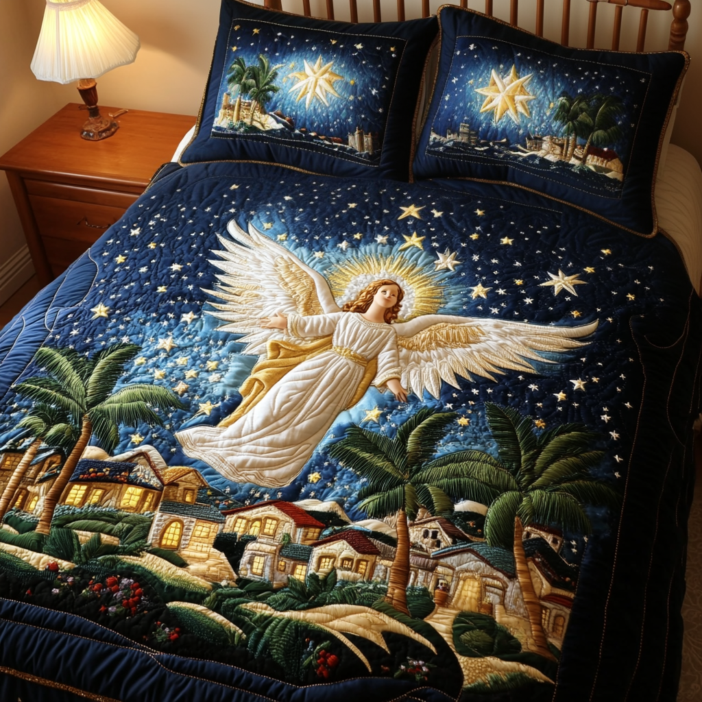 Wings of Hope Quilted Bedding Set Secret Santa Gift Ideas Wings of Hope Quilted Bedding Set Secret Santa Gift Ideas