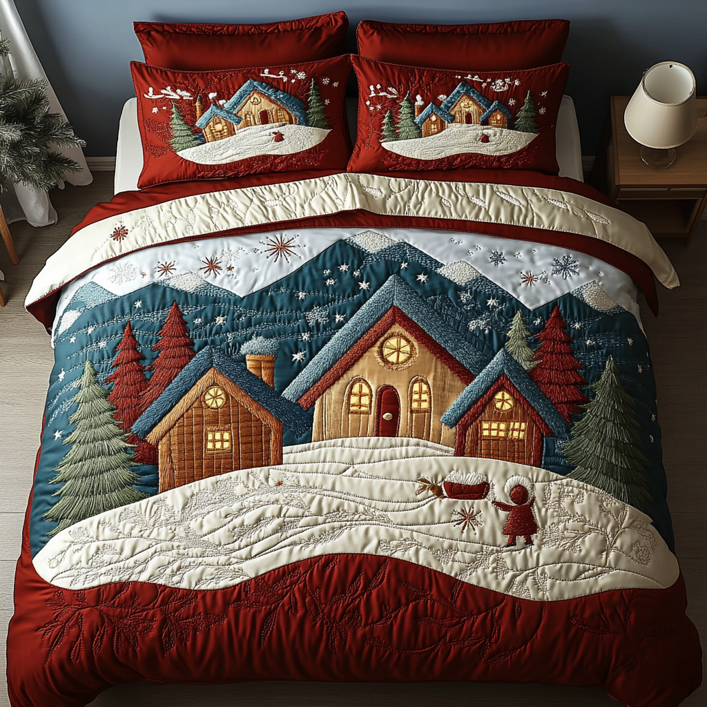 Winter Haven Retreat Quilted Bedding Set Christmas Gift Ideas 2024 Winter Haven Retreat Quilted Bedding Set Christmas Gift Ideas 2024