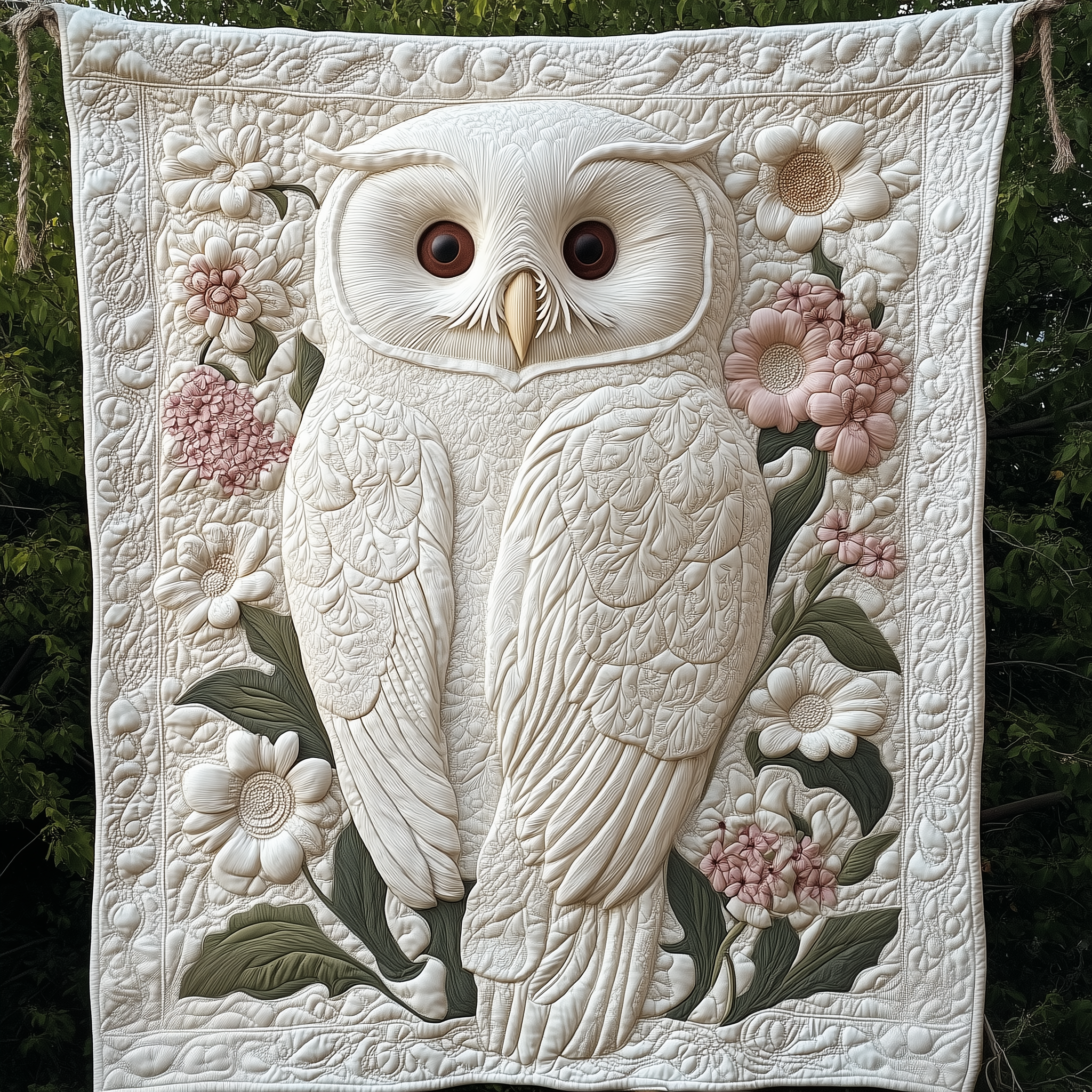 Winter Owl Quilted Blanket Throw Blankets For Couch Owl Items For Gifts Winter Owl Quilted Blanket Throw Blankets For Couch Owl Items For Gifts