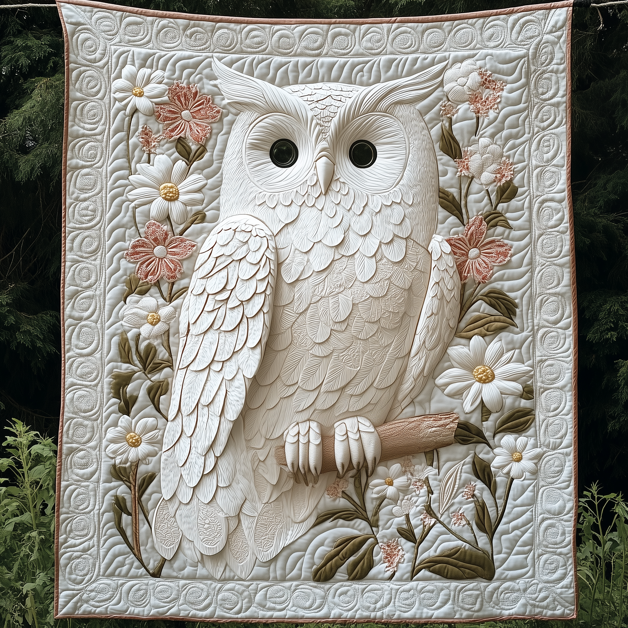 Winter Owl Quilted Blanket Throw Blankets For Couch Unique Owl Themed Gifts Winter Owl Quilted Blanket Throw Blankets For Couch Unique Owl Themed Gifts