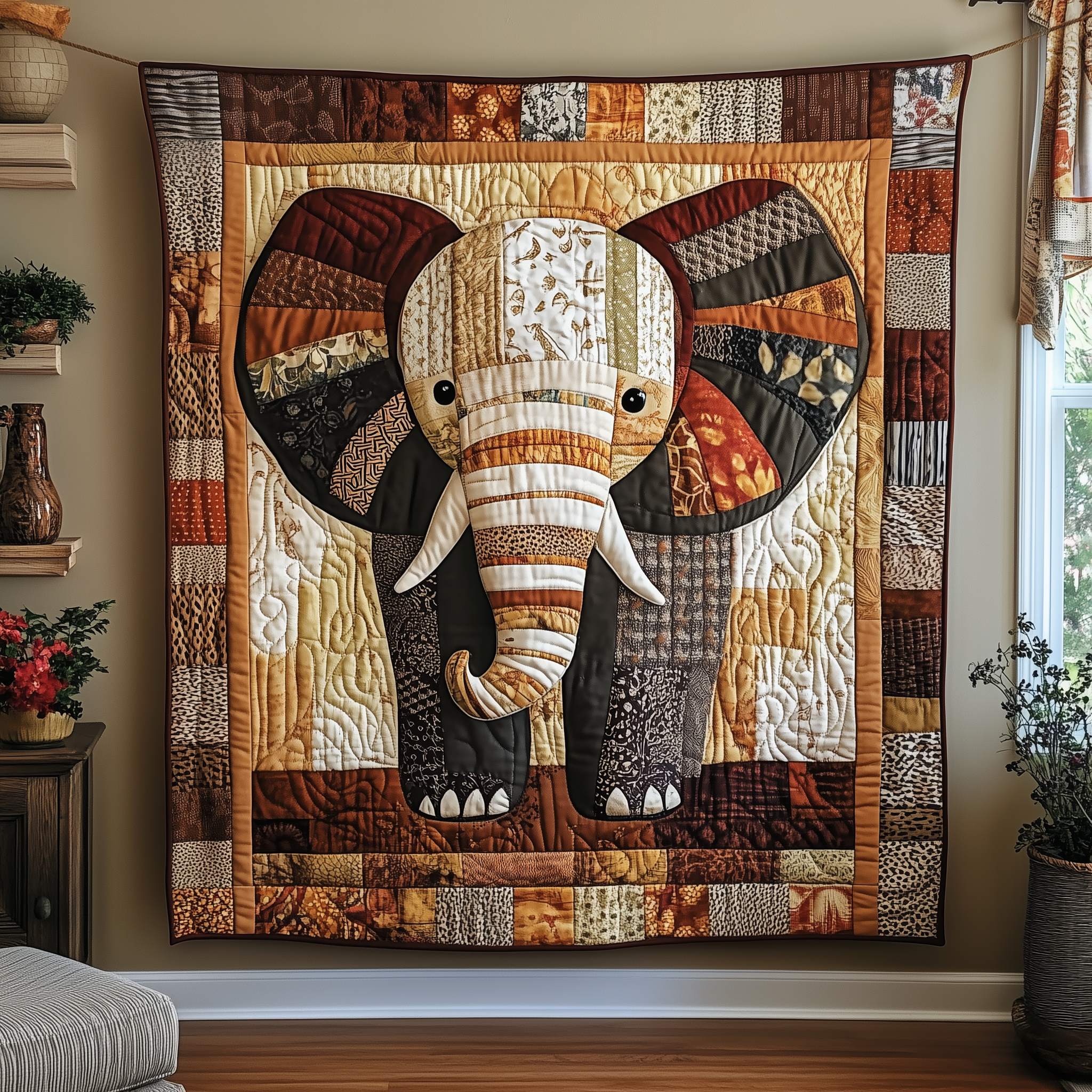 Woodland Elephant Spirit Quilted Blanket Sofa Throw Blanket Items Elephant Gifts For Him Her Woodland Elephant Spirit Quilted Blanket Sofa Throw Blanket Items Elephant Gifts For Him Her