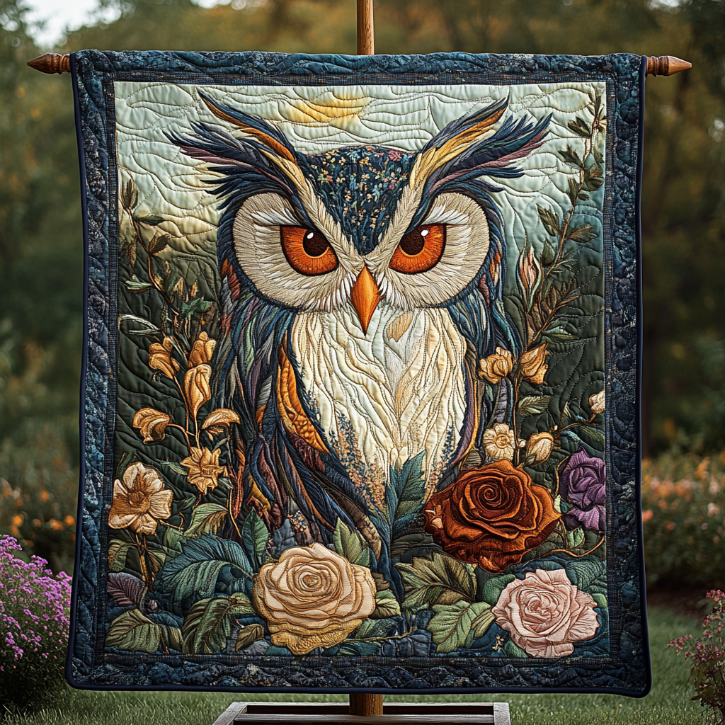 Woodland Whispers Quilted Blanket Owl Gifts For Women Woodland Whispers Quilted Blanket Owl Gifts For Women