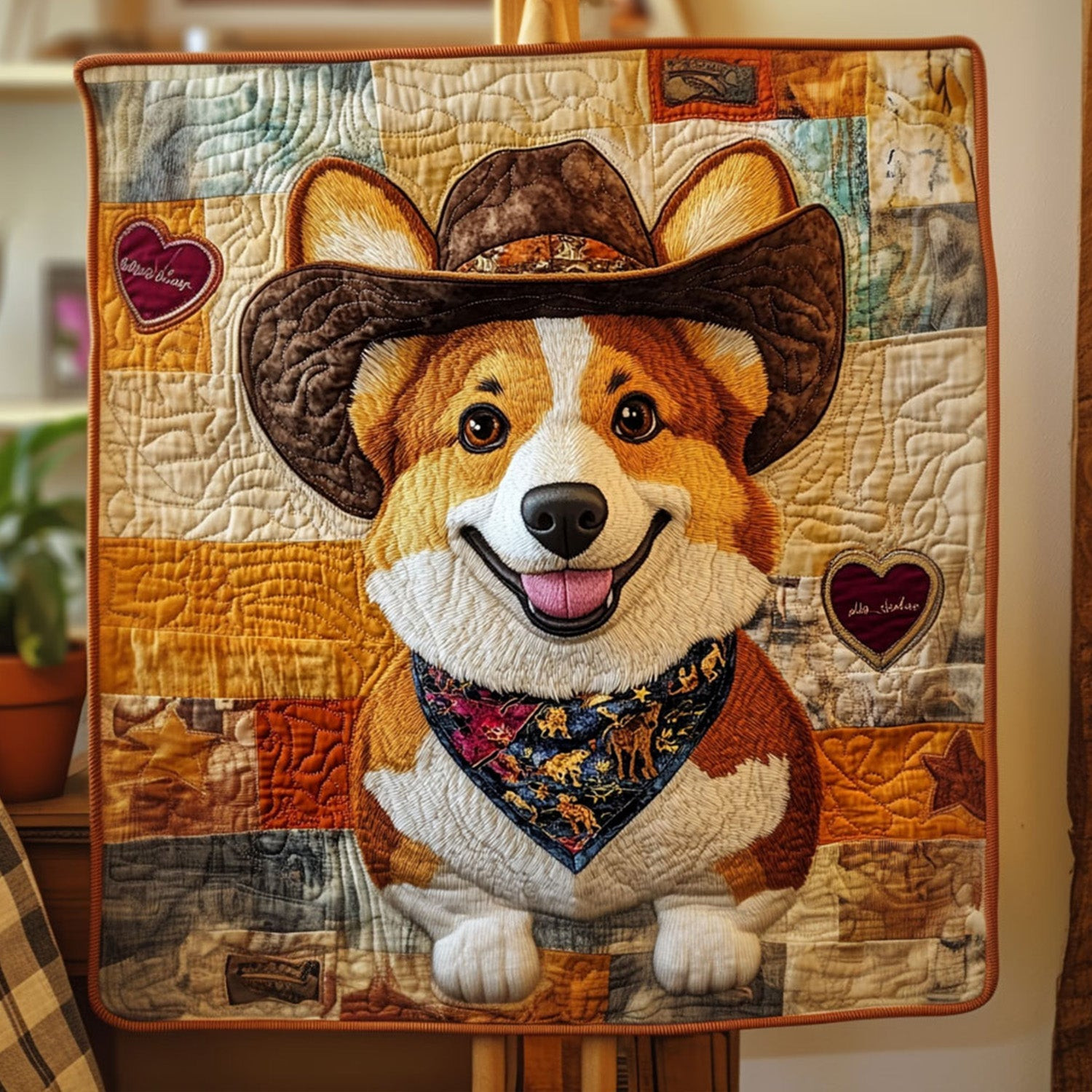 Wrangler Pup Charm Quilted Blanket Top Christmas Gifts 2025 Wrangler Pup Charm Quilted Blanket Top Christmas Gifts 2025